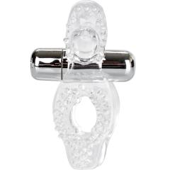 Passion Enhancer Wireless Ring, 3.25 Inch, Crystal Clear