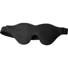 STRICT by XR Brands Fleece Lined Stretchy Blindfold, One Size, Black