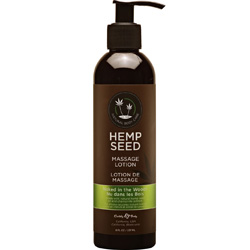 Earthly Body Hemp Seed Massage Lotion, 8 Fl. Oz (237 mL), Naked in the Woods