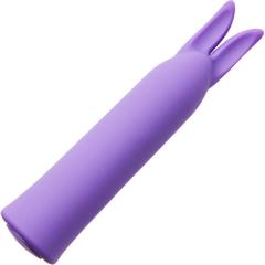 Sensuelle Bunnii Rechargeable Silicone Clitoral Vibrator, 4.5 Inch, Purple