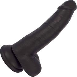 Curve Novelties Jock Dong with Balls, 8 Inch, Black