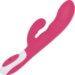 Adam and Eve Warming Rabbit G-Spot Vibrator, 8.5 Inch, Pink