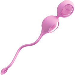 Ovo L1a Weighted Interchangeable Silicone Love Balls, Blush Pink