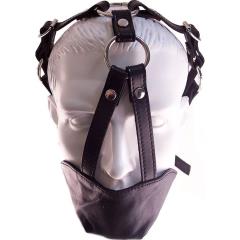 Rouge Garments Bondage Mouth Chin Gag, Black