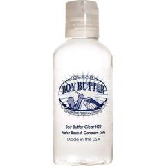 Boy Butter Clear H2O Water Based Condom Safe Invisigel Lubricant, 4 fl.oz (120 mL)