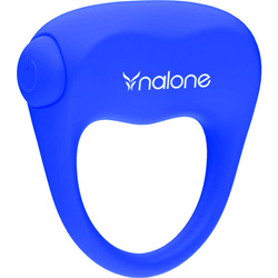 Nalone Ping Vibrating Couples Cock Ring, 1.75 Inch, Blue