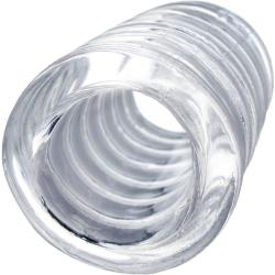 Trinity Vibes Spiral Testicle Stretcher, Clear
