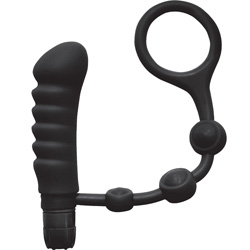 Nasstoys My Cock Ring with Vibrating Ass Pleaser, Black