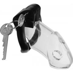 Master Series Rikers 2.0 Locking 24/7 Chastity Device, Clear