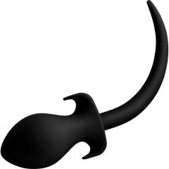 Kanine Kollection Woof Extra Large Silicone Puppy Tail Anal Plug, 12.7 Inch, Black