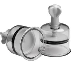 Size Matters Extra Large Nipple Suckers with Powerful Suction, Clear