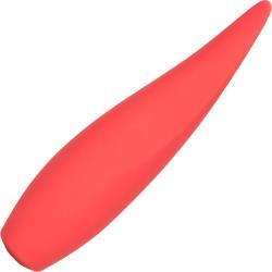 Red Hots Ember Clitoral Flickering Massager, 5 Inch, Lava Red