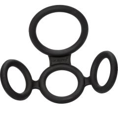 CalExotics Big Man`s Spreader Cock Ring Male Enhancer, Black
