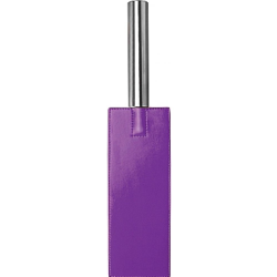Ouch! by Shots Toys Leather Paddle, 13.75 Inch, Purple
