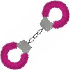 Ouch! by Shots Toys Pleasure Furry Handcuffs, Pink