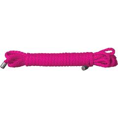 Ouch! Kinbaku Soft Nylon Rope by Shots, 35 Feet (10 M), Pink