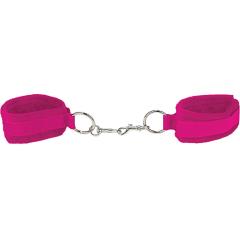Ouch! Velcro Cuffs for Hands and Ankles by Shots, One Size, Pink