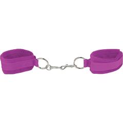 Ouch! Velcro Cuffs for Hands and Ankles by Shots, One Size, Purple