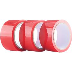 Ouch! by Shots Toys Bondage Tape, 3 Piece Pack, 65 Feet Each, Cherry Red
