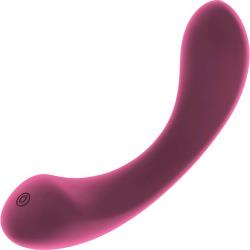 Jil Olivia Endless Flexible Silicone Vibrator, 6 Inch, Pink