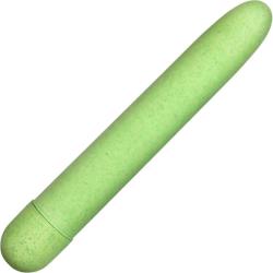 Blush Novelties Gaia Eco Biodegradable Vibrator, 7 Inch, Lime