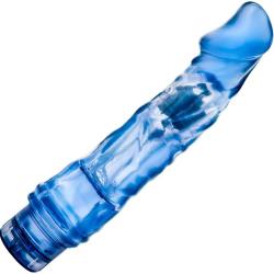 B Yours Ms Number 6 Waterproof Vibe, 9 Inch, Blue