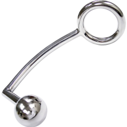 Rouge Stainless Steel Cockring and Anal Probe with 30 mm Ball