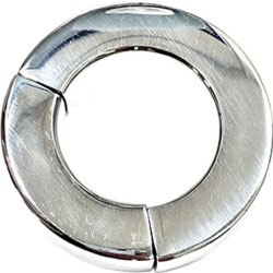 Rouge Garments Stainless Steel Magnetic Ball Stretcher, 1.25 Inch, Chrome