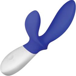 LELO Loki Wave Rechargeable Silicone Prostate Massager, 7.75 Inch, Federal Blue