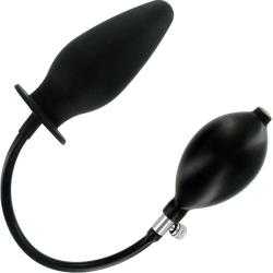 Trinity Vibes Inflatable Butt Plug, 5 Inch, Black
