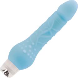 Firefly Glow-in-the-Dark Vibrating Massager , 8 Inch, Blue