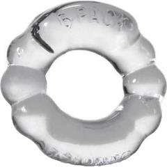 OxBalls Atomic Jock 6-Pack Sport Cockring, 1 Inch, Crystal Clear