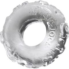 OxBalls Atomic Jock Jelly Bean Cockring, 1 Inch, Crystal Clear