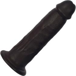 Jock Dong with Suction Base, 7 Inch, Midnight Black