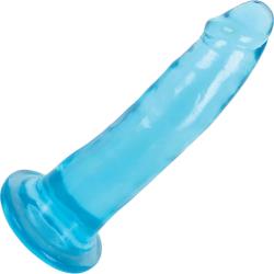 LolliCock Slim Stick Dildo with Suction Base, 7 Inch, Berry Ice