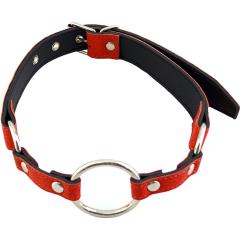 Rouge O-Ring Mouth Gag, One Size, Red