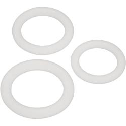 Cloud 9 Pro Sensual Silicone Cock Rings Pack of 3, Clear