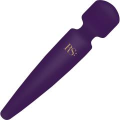 Rianne S Bella Rechargeable Silicone Mini Body Wand, 7.5 Inch, Deep Purple