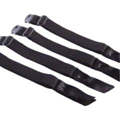 SpareParts Removeable Garter Set, 4 Pack, Black