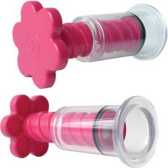 T-Cups Twisty Nipple Suction Set, 2.5 Inch, Playful Pink