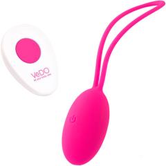 VeDO Peach Rechargeable Egg Vibe, 6 Inch, Pink