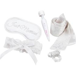 BodyWand Couples Collection 5 Piece Honeymoon Gift Set, White