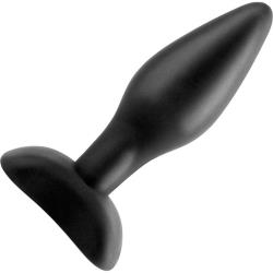 Anal Fantasy Collection Silicone Butt Plug, 3.5 Inch, Black