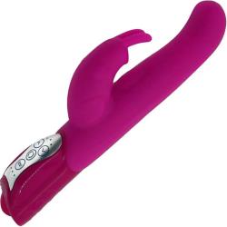 Extreme Wabbit Silicone G-Spot Vibe, 10 Inch, Pink