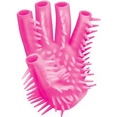 Nubby Masturbating Glove by Nasstoys, One Size, Pink