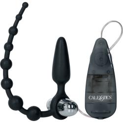 CalExotics Booty Call Booty Double Dare Vibrating Silicone Anal Probe, 5 Inch, Black