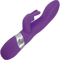 Ravishing Rabbit Silicone Vibe USB Rechargeable 8.25 Inch Playful Purple