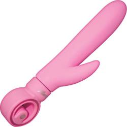 AR Always Ready Silicone Orgasm Maker Intimate Vibrator, 8.75 Inch, Pink