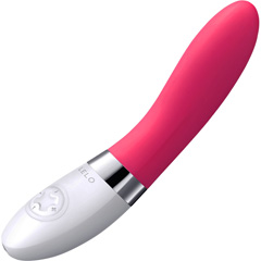 Lelo Liv 2 Waterproof Rechargeable G-Spot Silicone Vibe 7 Inch Cerise