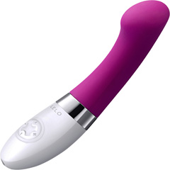 Lelo Gigi 2 Waterproof Rechargeable G-Spot Silicone Vibe 6 Inch Deep Rose